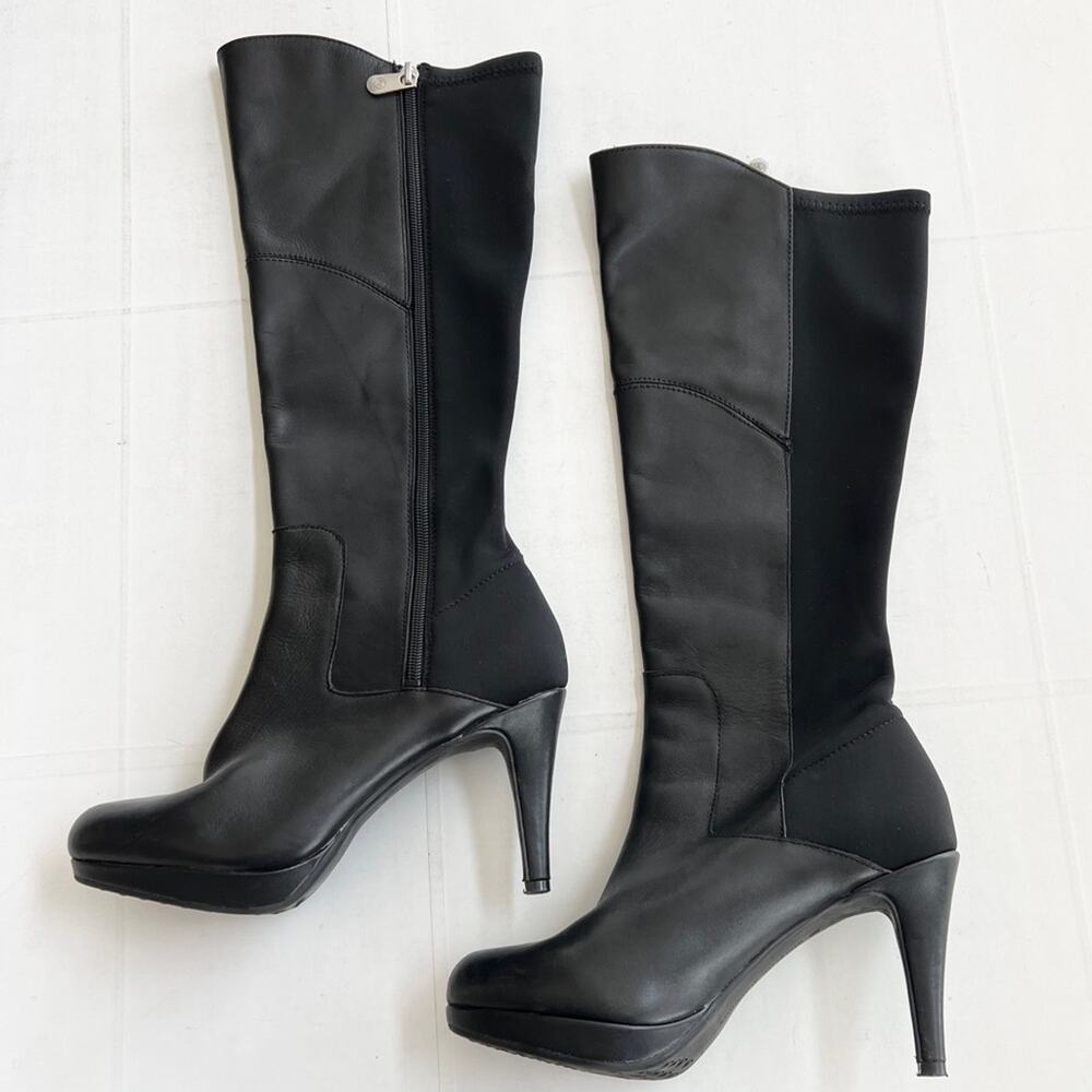 Adrienne Vittadini Black Heeled Boots
